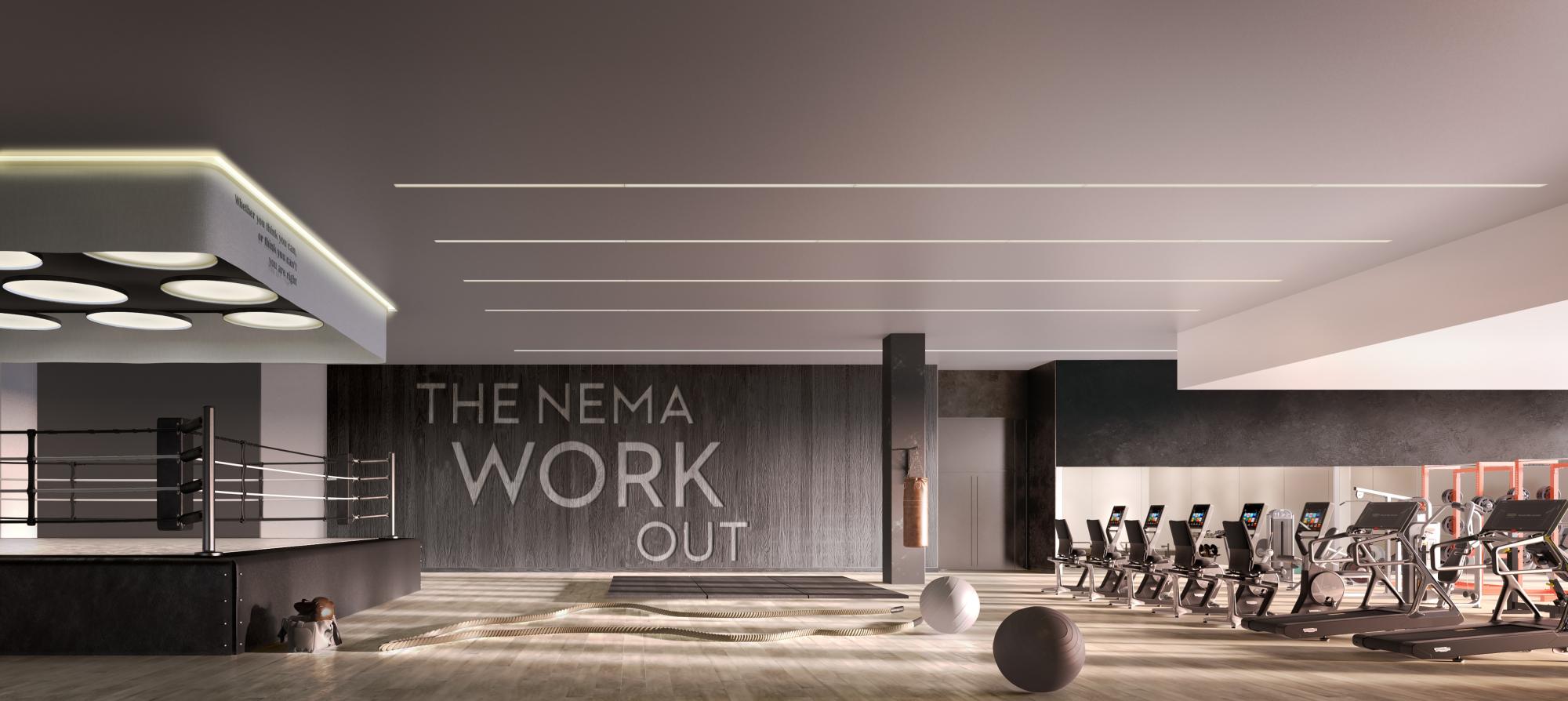NEMA luxury Chicago rentals provide renters with a state-of-the-art wellness center.